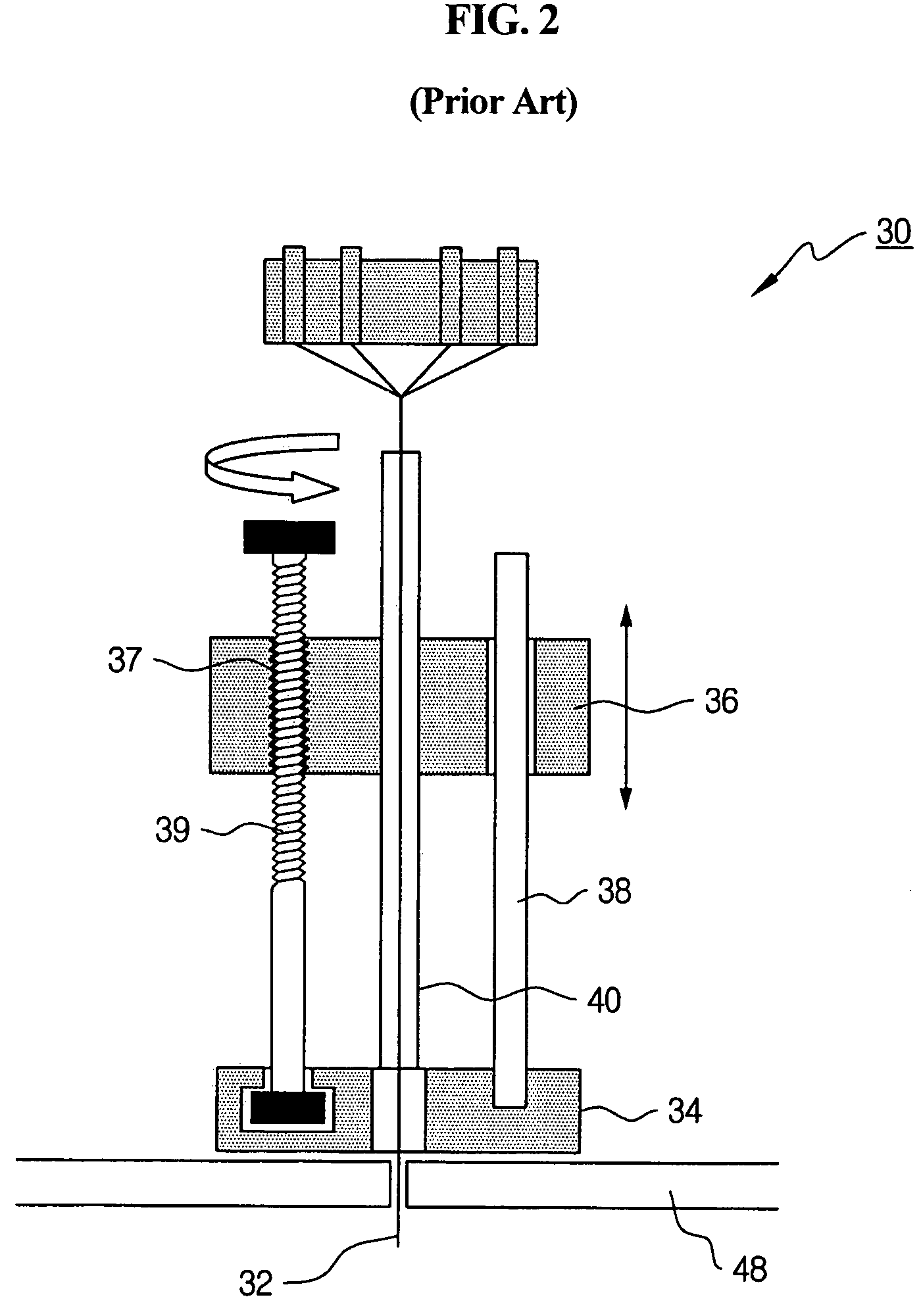 Micro manipulator for movement of electrode, driving method thereof, and measuring device of brain signal using the same