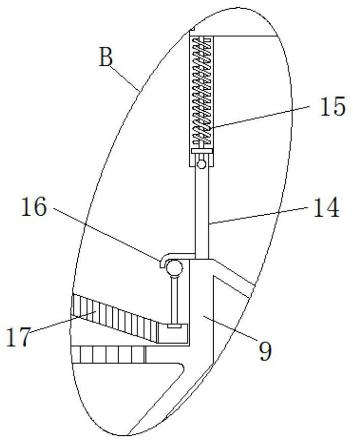 Chemical laboratory garbage treatment device capable of avoiding pollution and using method thereof