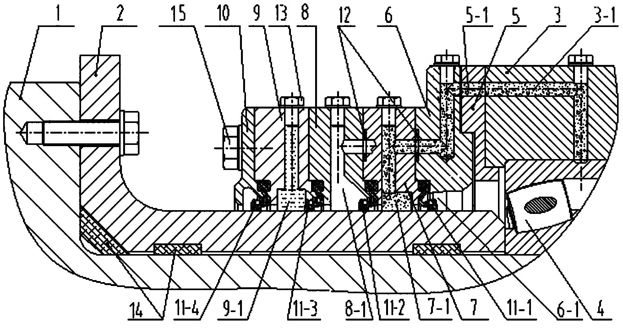 Undersea sealing system, tidal power generation unit applying same and application method