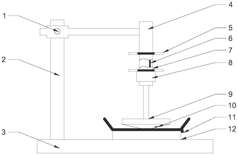 Cone plate rotary type high-viscosity non-Newtonian fluid viscometer and viscosity detection method