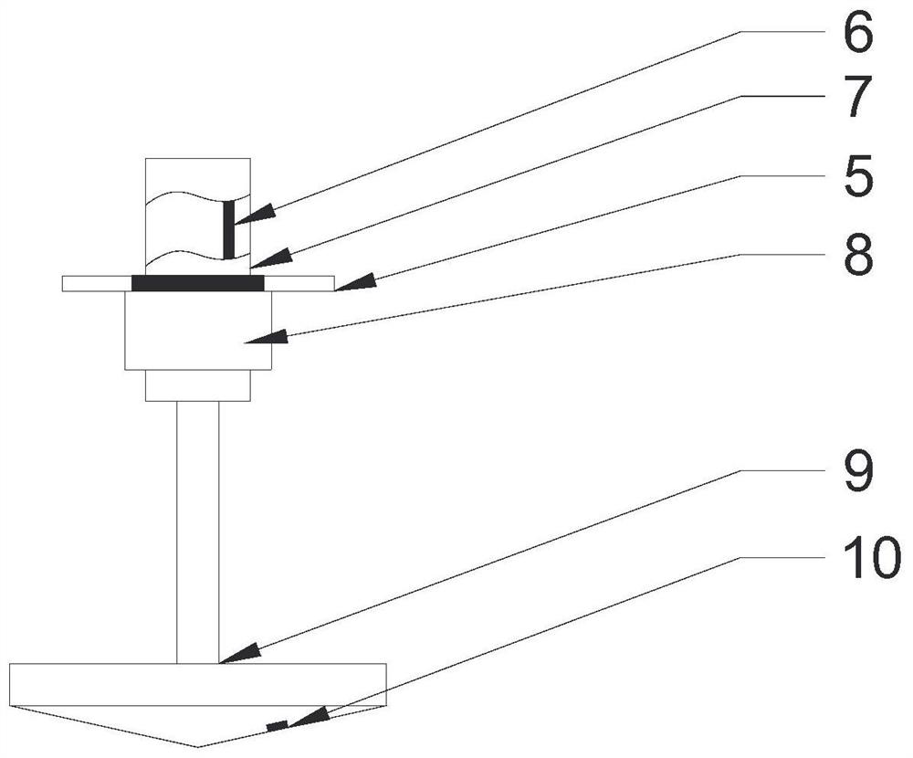 Cone plate rotary type high-viscosity non-Newtonian fluid viscometer and viscosity detection method