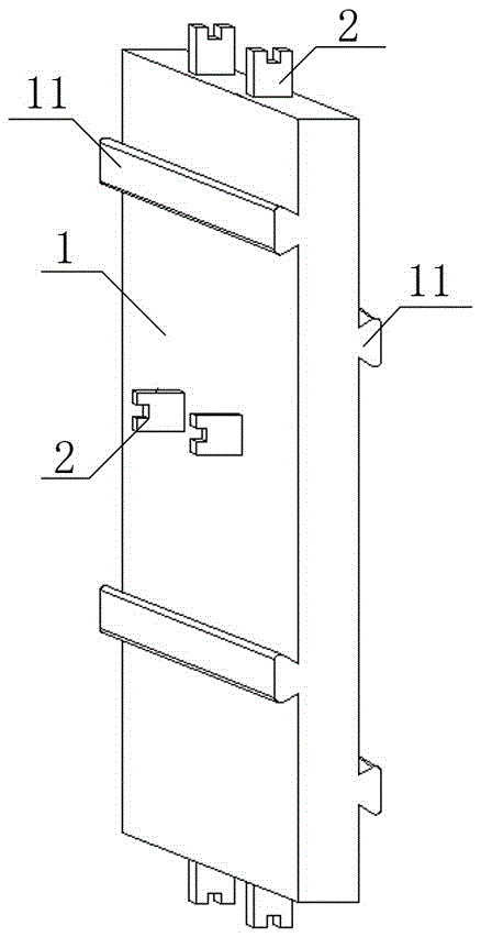 A kind of straw sandwich silicon-calcium composite board and its preparation method