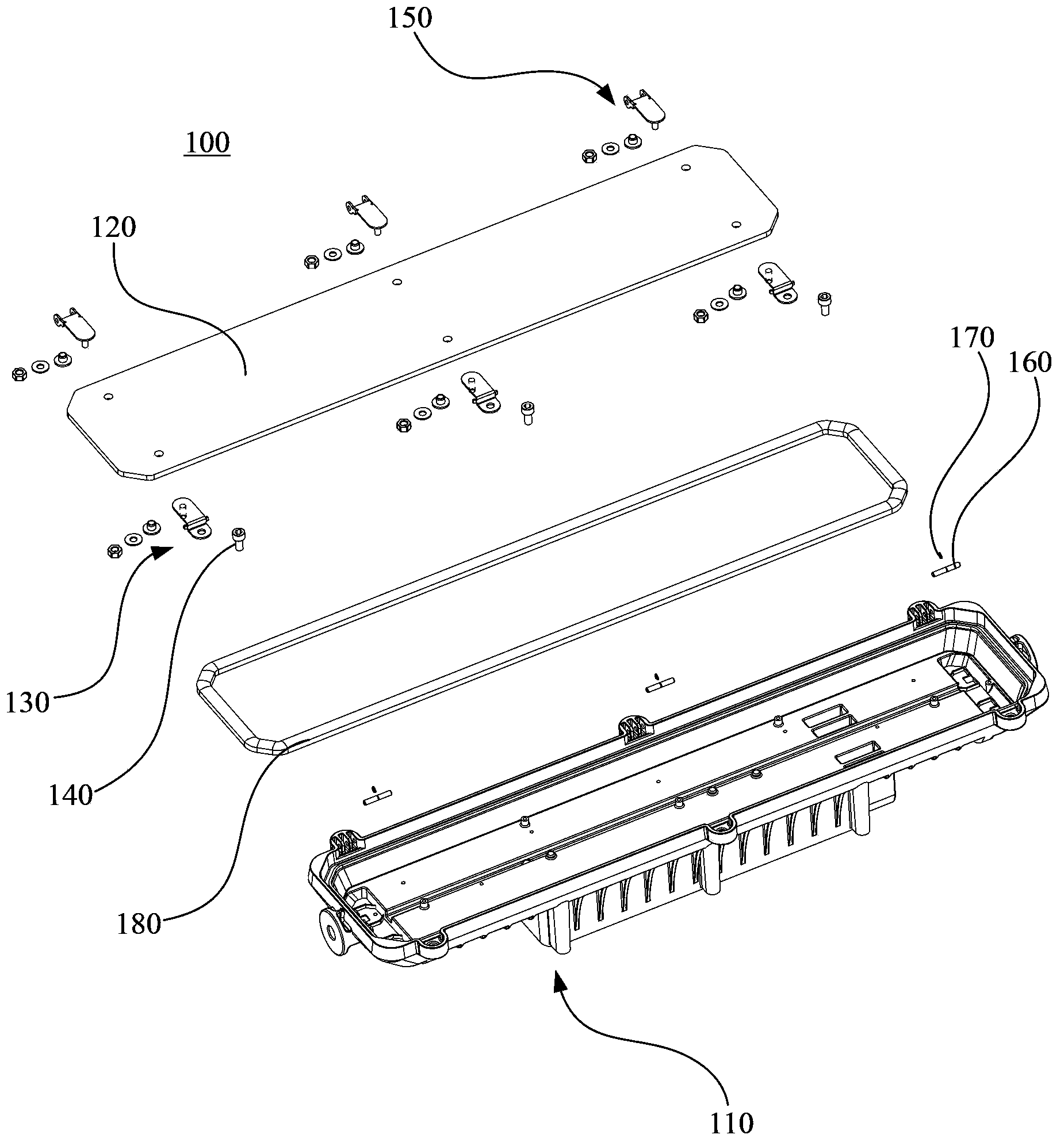 Anti-explosion lamp structure