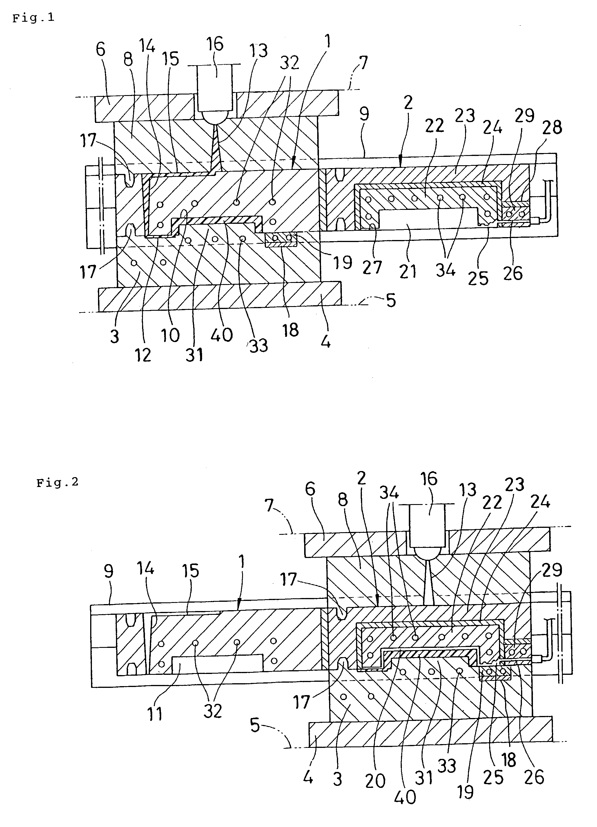 Method for the injection molding and successive decoration molding for a molded product