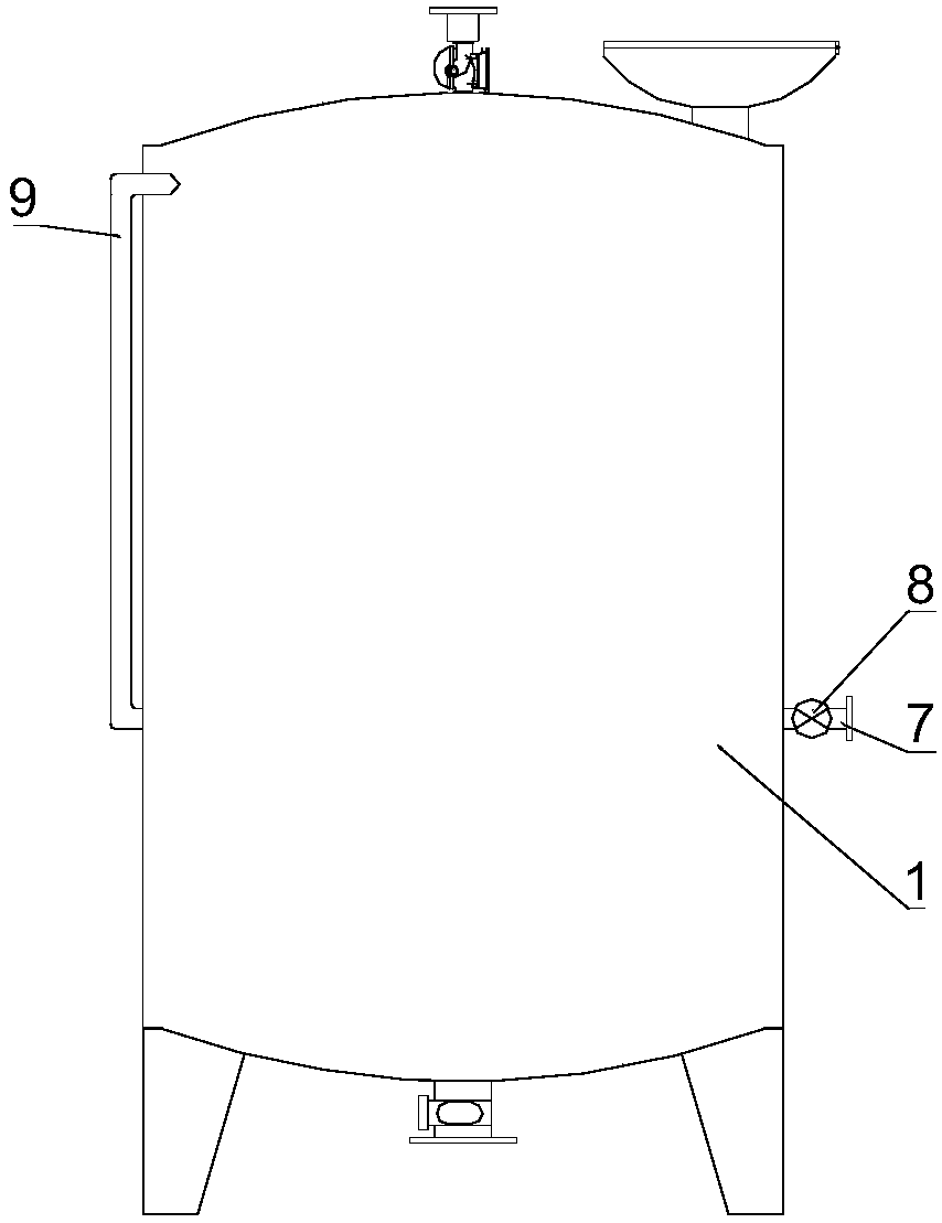 Magnetic-force material-pushing-type rapid decolorization device for producing epoxy soybean oil plasticizer