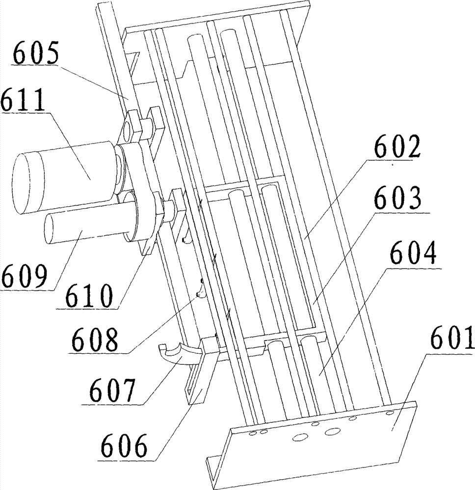 Flat paper tube reeling machine