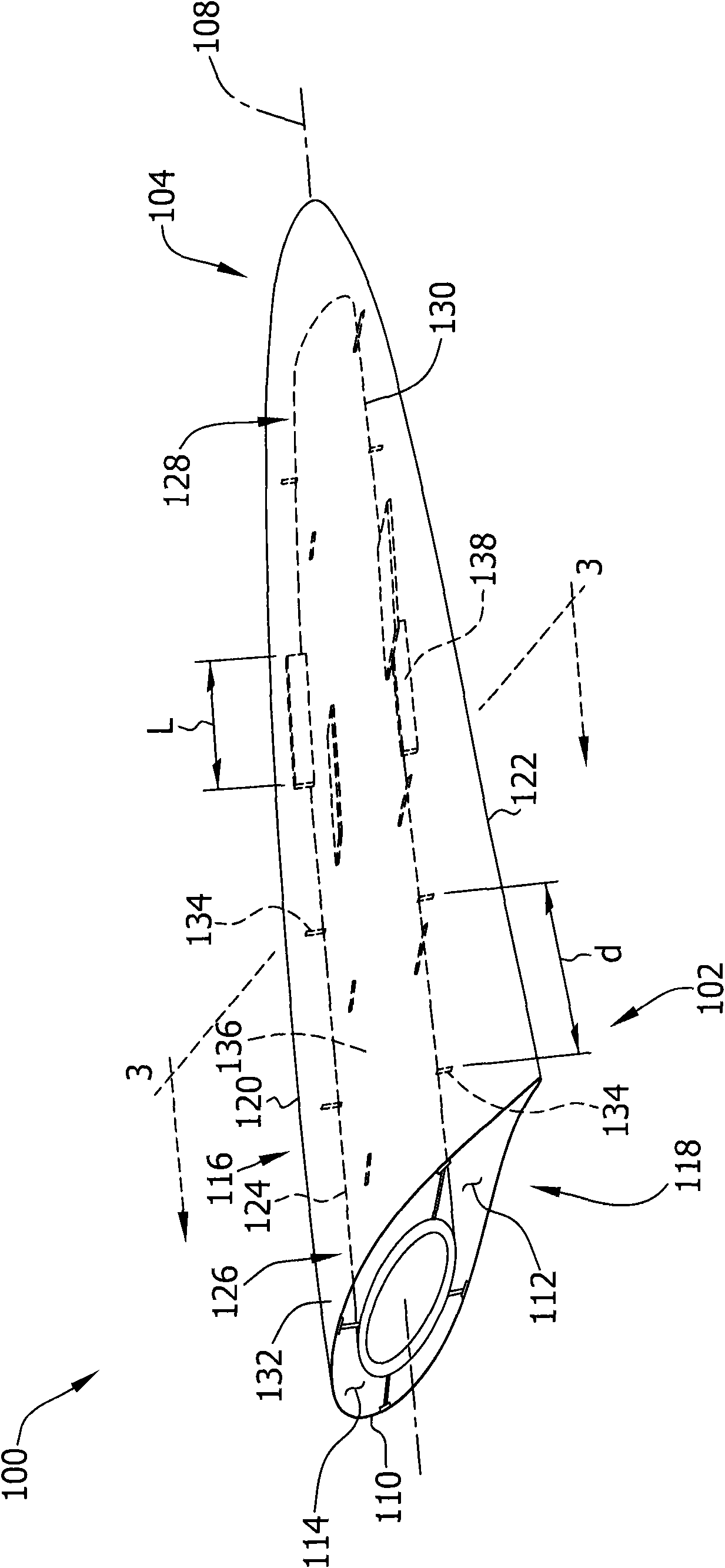 Rotor blade for use with a wind turbine and method for assembling the same