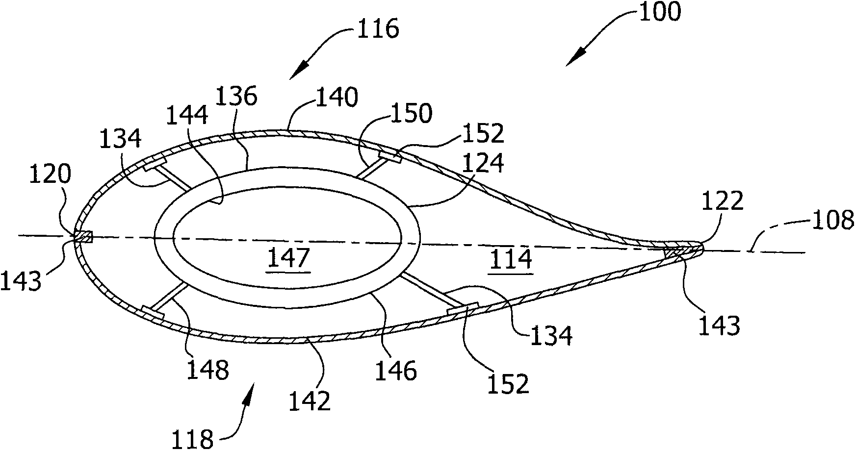 Rotor blade for use with a wind turbine and method for assembling the same