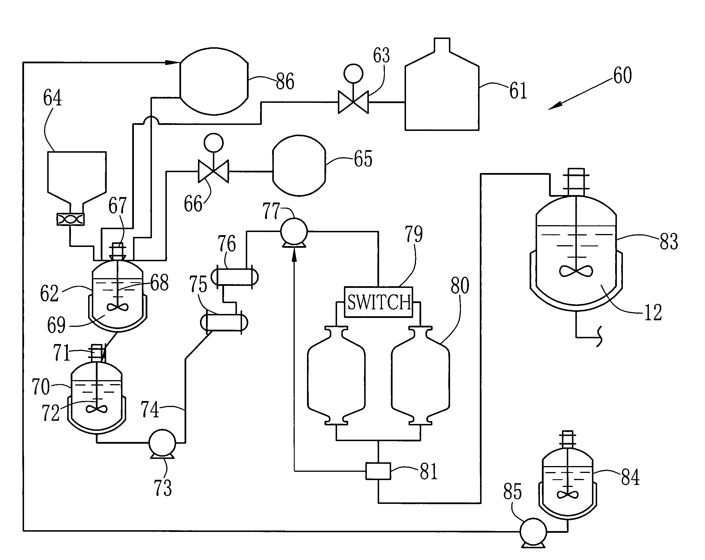 Methods for filtrating and producing polymer solution, and for preparing solvent