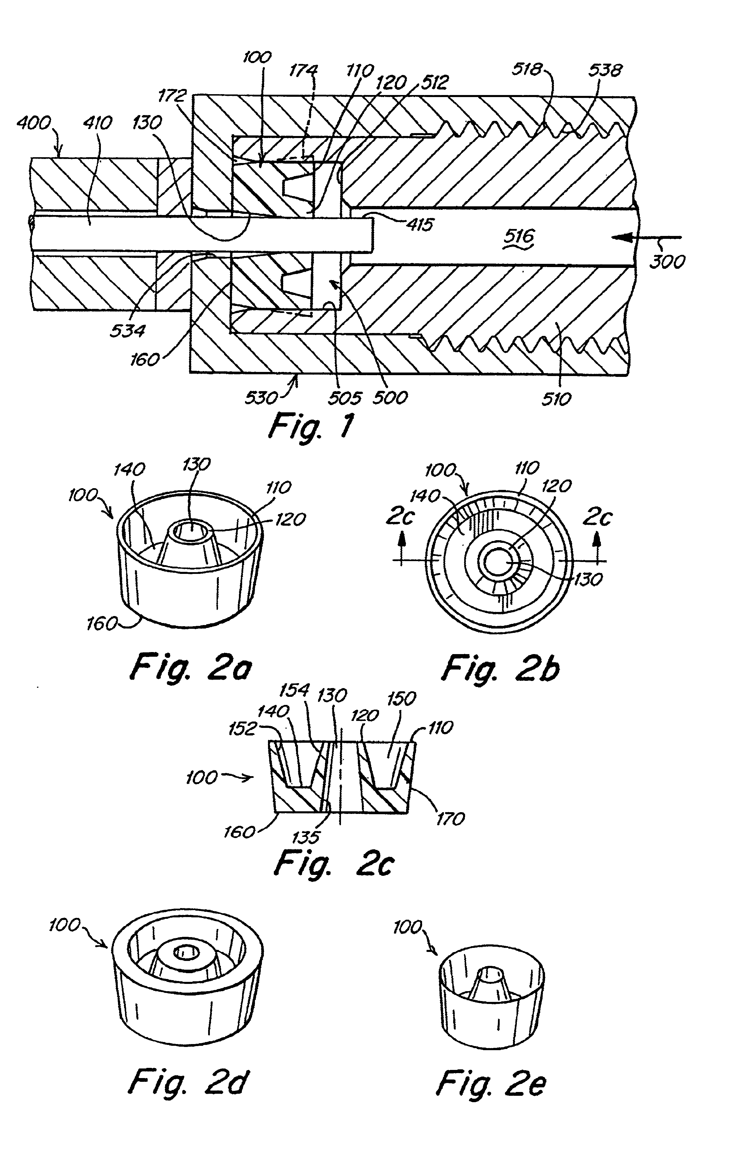 Medical device with high pressure quick disconnect handpiece