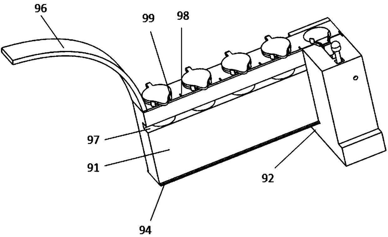 Pipe opening apparatus for medical detection laboratory