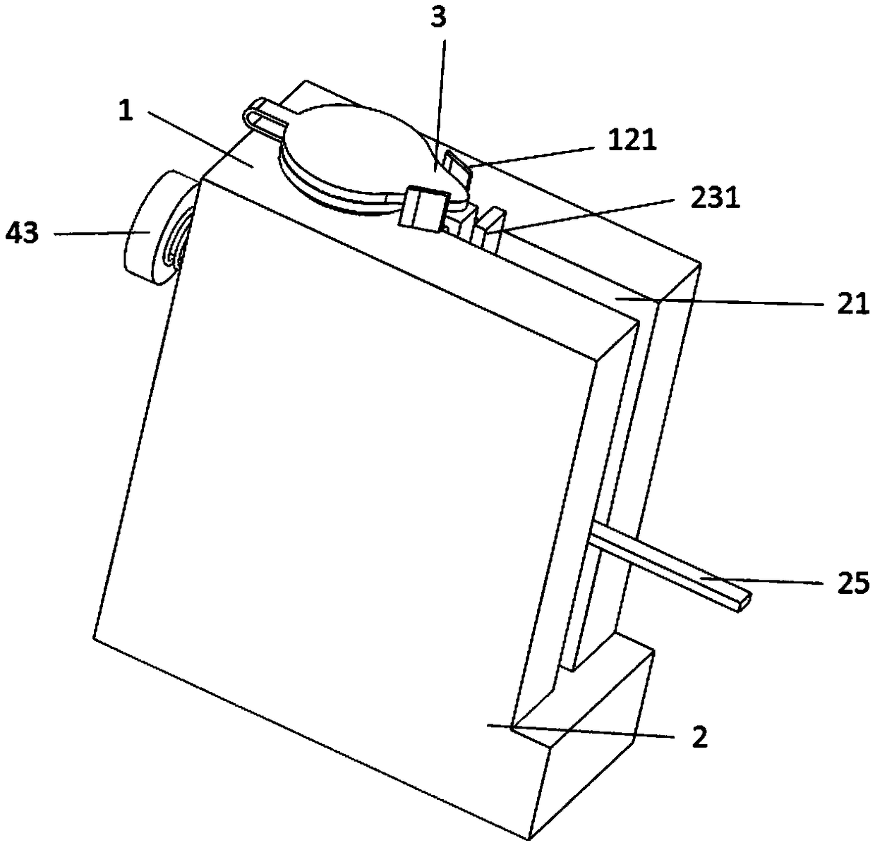 Pipe opening apparatus for medical detection laboratory