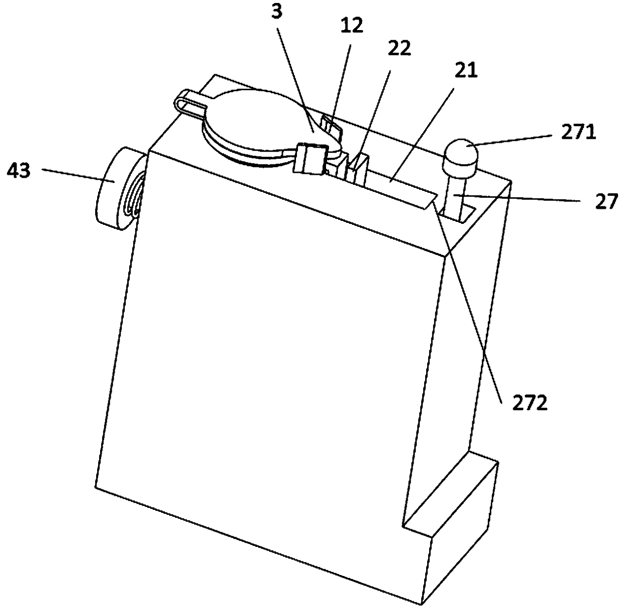 Pipe opening apparatus for medical detection laboratory