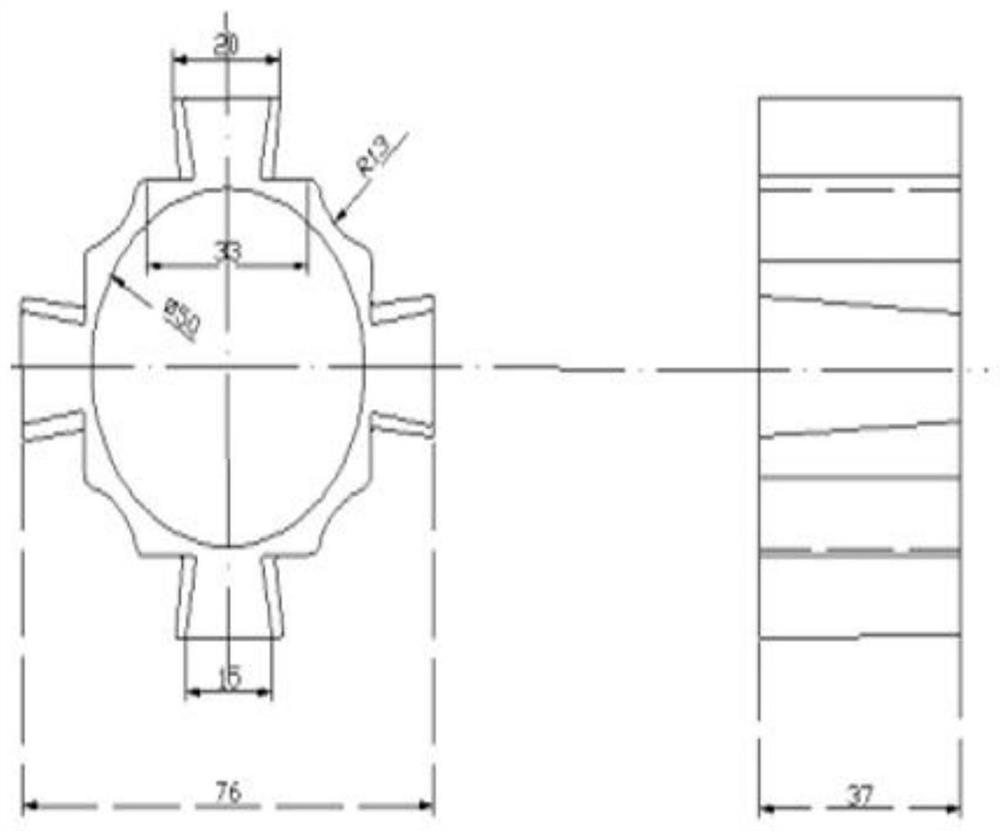 Construction process for combining anti-buckling quick frame with modified ABS plastic formwork