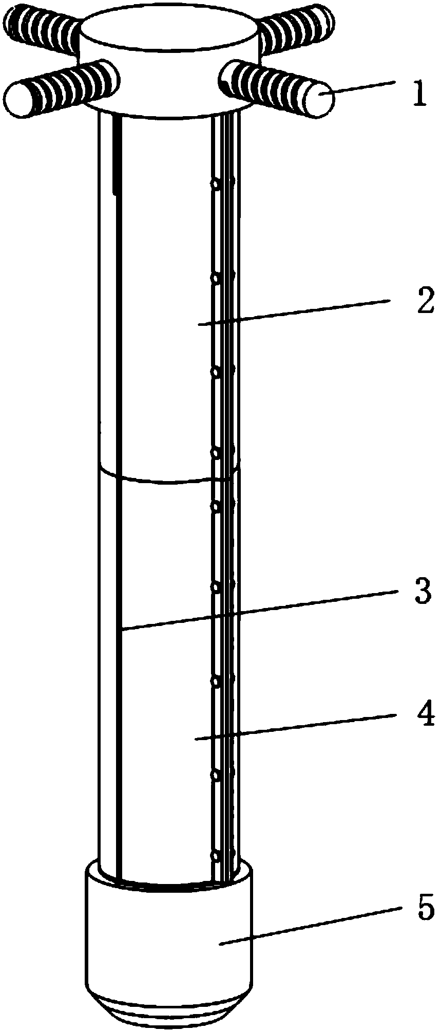 Turnover type unconsolidated sediment sampling device