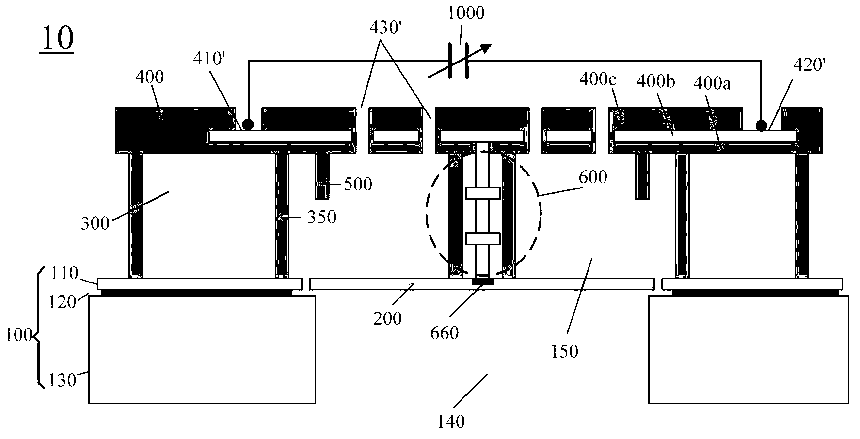 CMOS compatible MEMS microphone and method for manufacturing the same