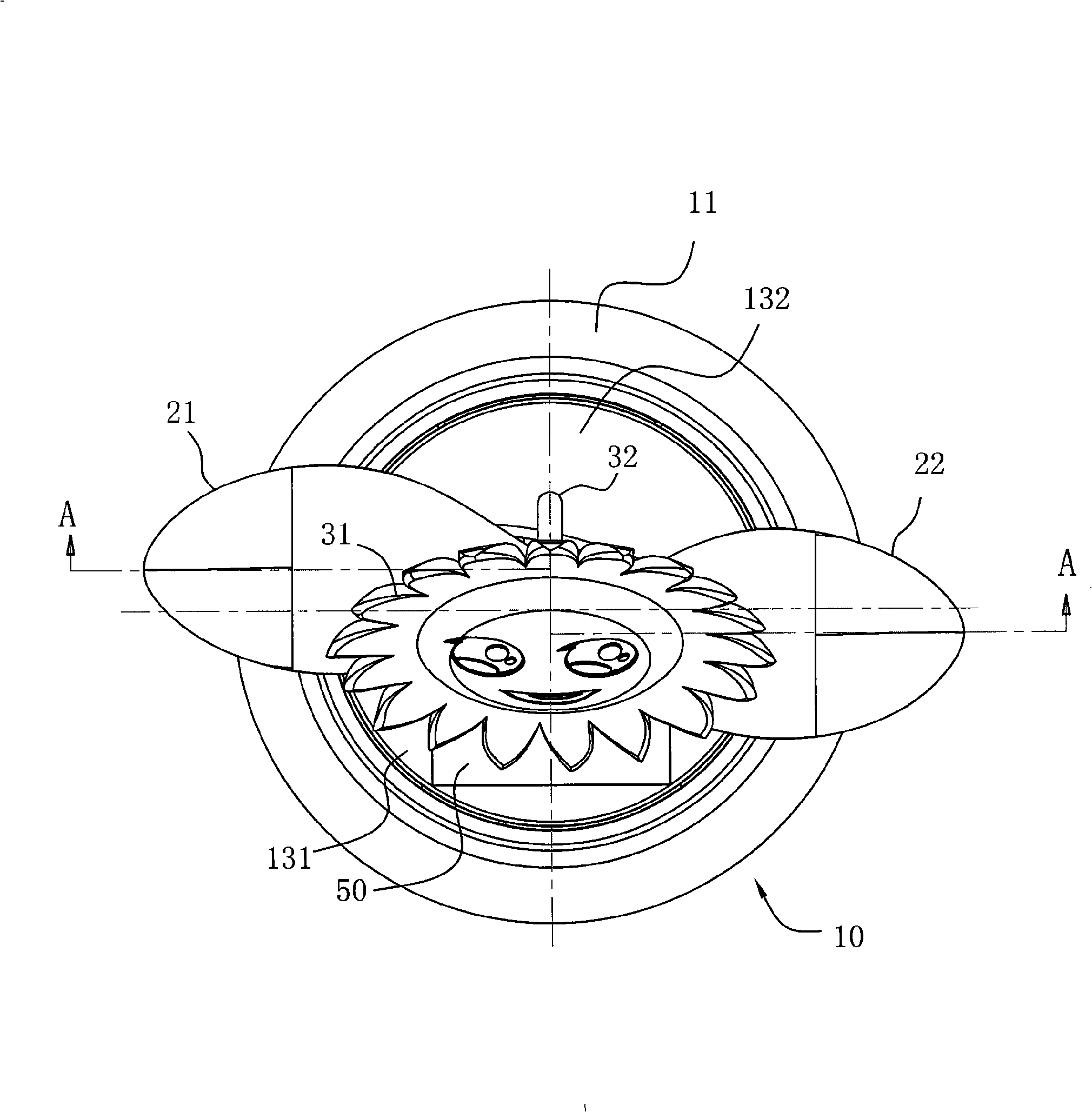 Solar plant ornaments with swinging flowers, fruits, branches and leaves