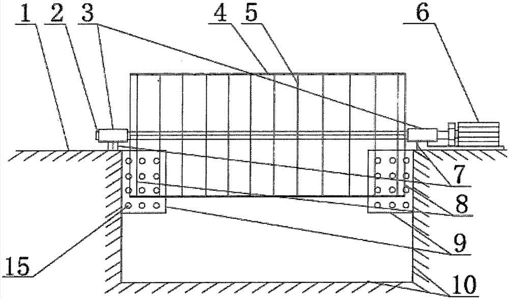 System for clearing garbage of canal of hydropower station