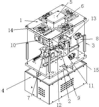 Device for LCD (liquid crystal display) automatic alignment