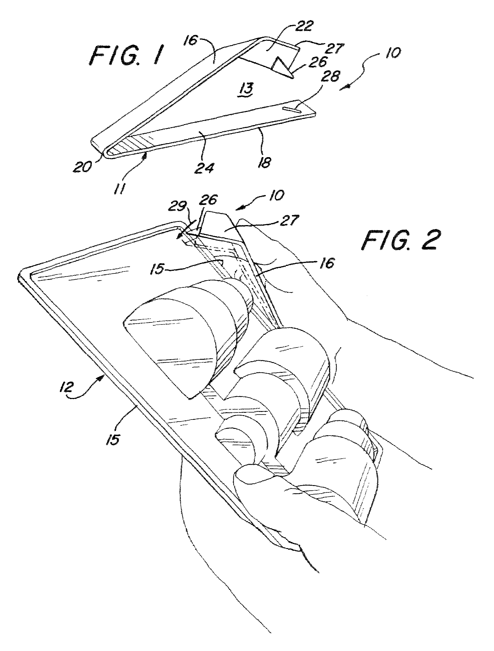 Plastic package opener