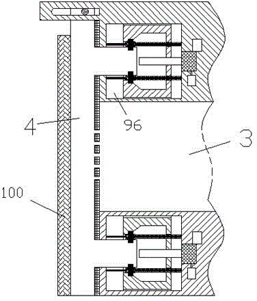 Distribution cabinet with adjustable speed and solar energy power supply