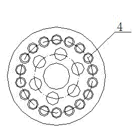 Quenching clamp of stationary integrated ring