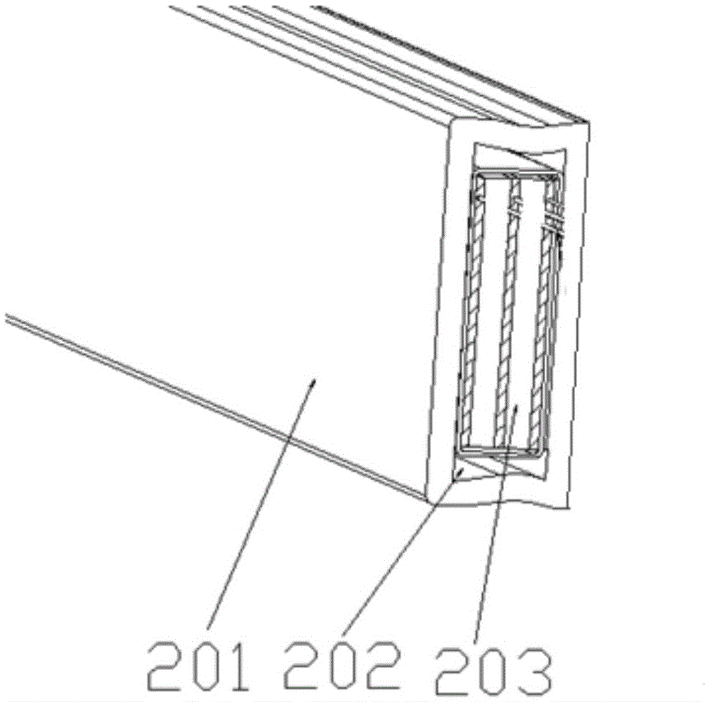 PTC heater device to eliminate induction electricity