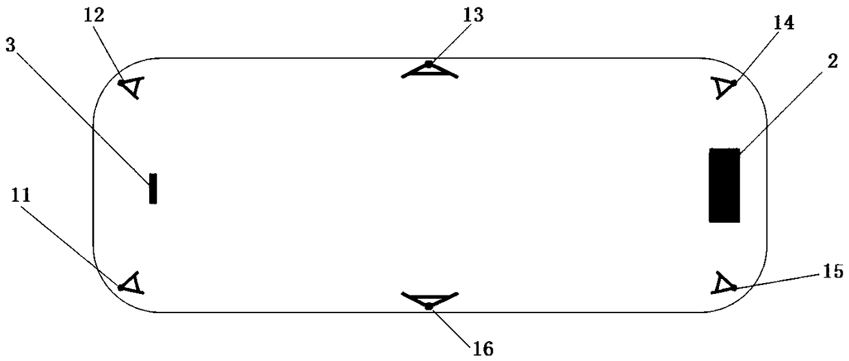 Unmanned bus starting control system and control method