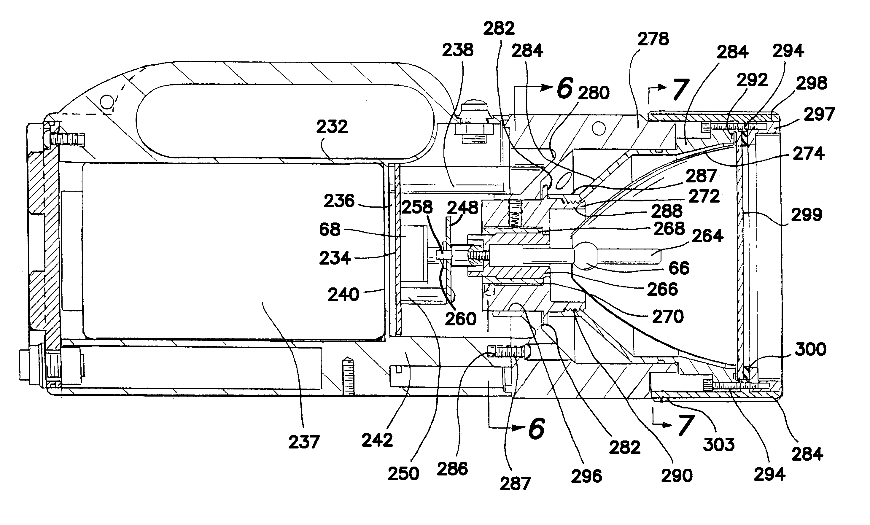 Apparatus and method for operating a portable xenon arc searchlight