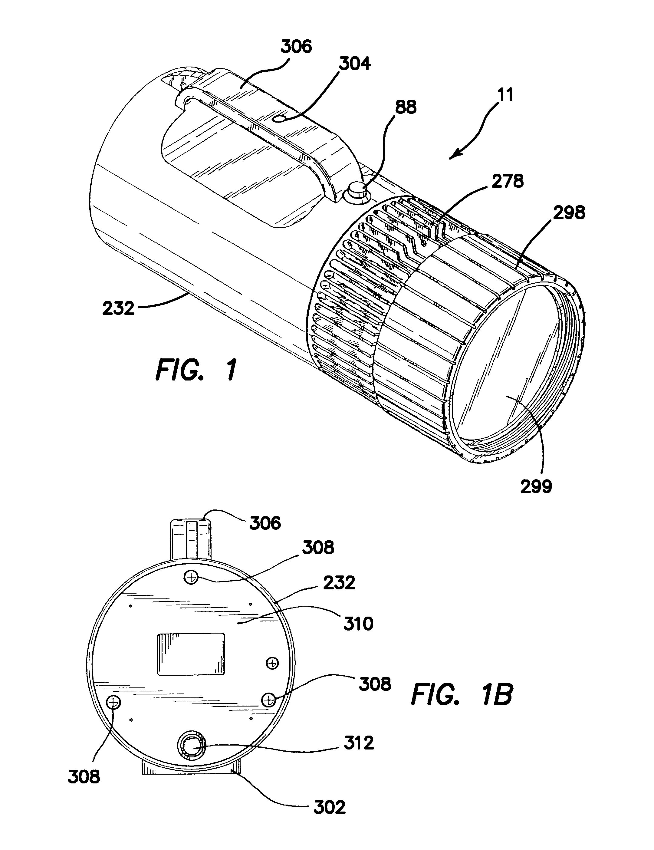 Apparatus and method for operating a portable xenon arc searchlight