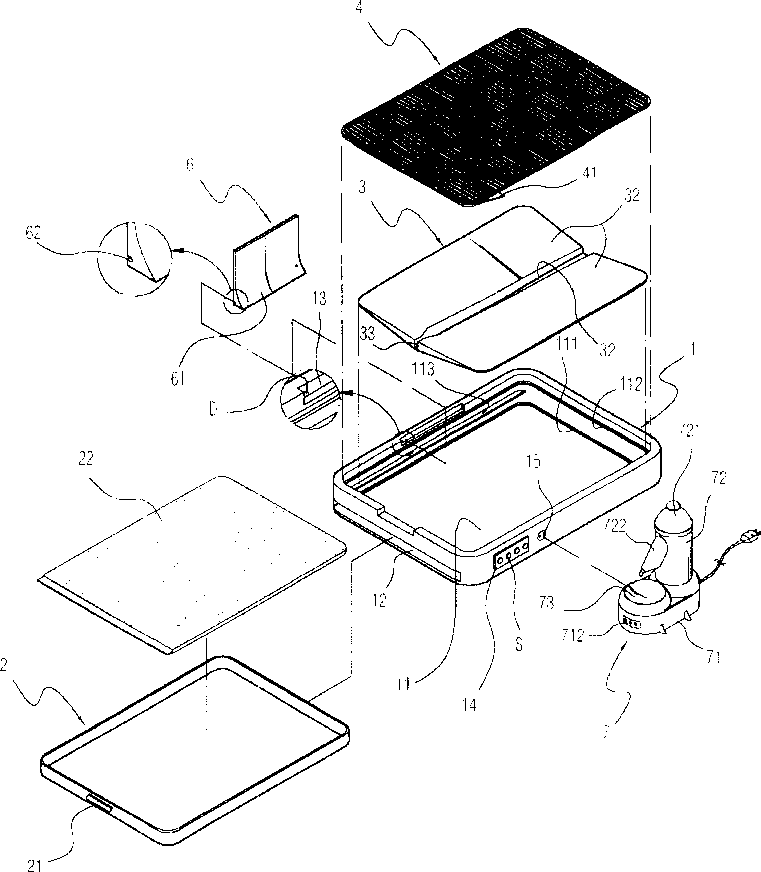 Evacuation cleaning apparatus for pet