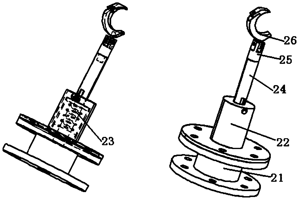 On-site measurement method and system for composite material mould molded surface accuracy of antenna reflector