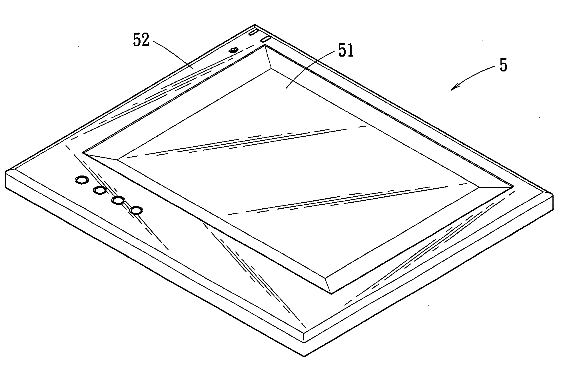 Touch panel display device