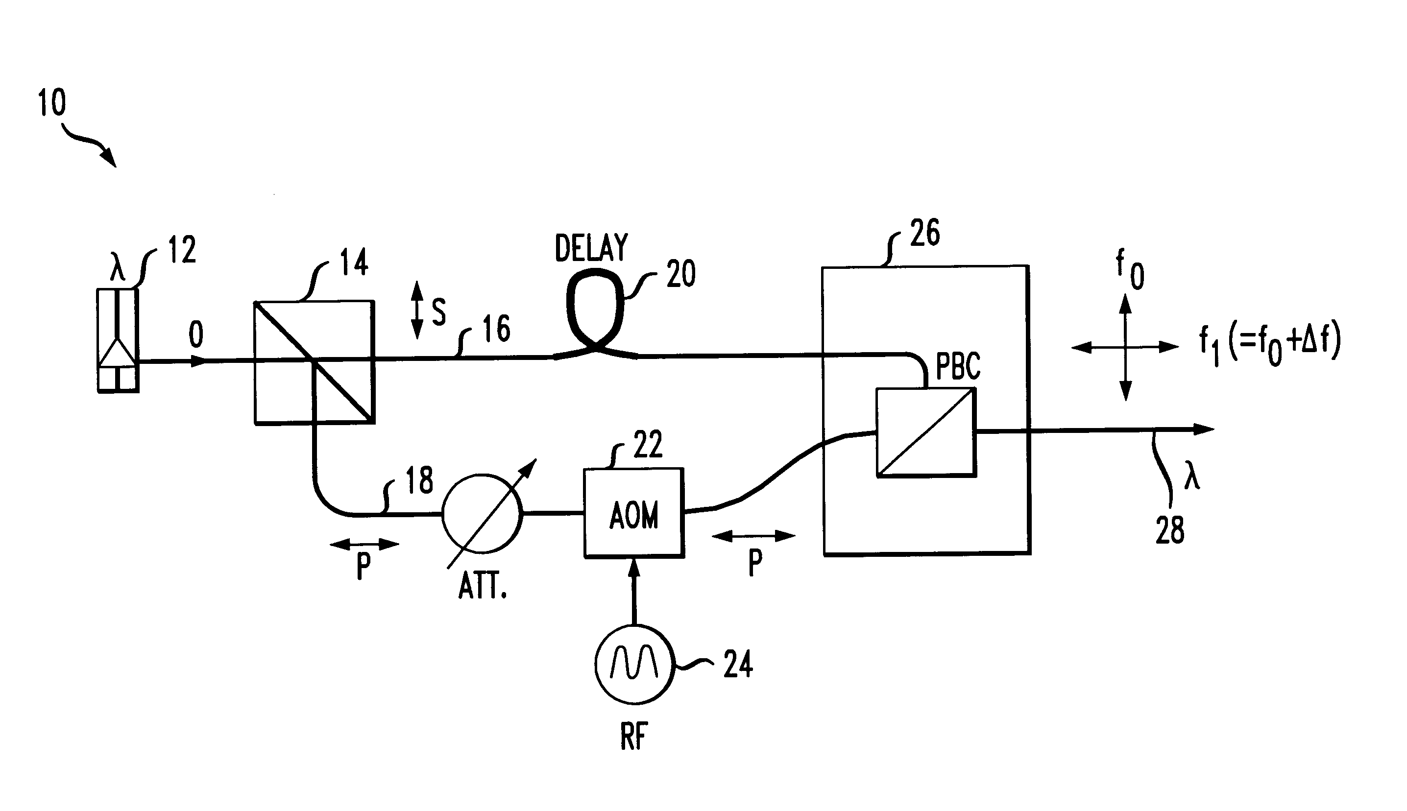 Optical fiber transmission system with polarization multiplexing to reduce stimulated brillouin scattering