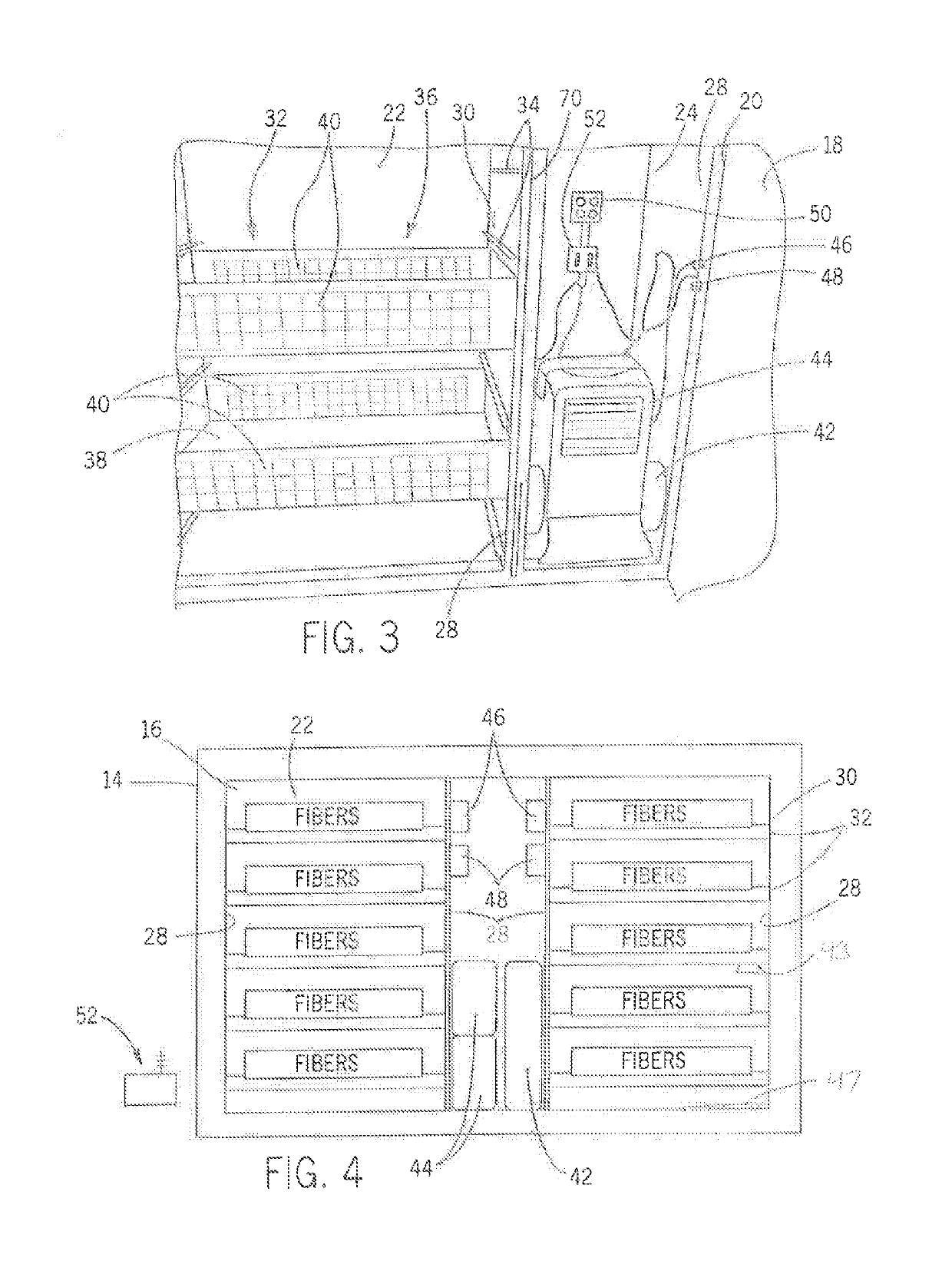 Dehumidification system and method used for drying fibers