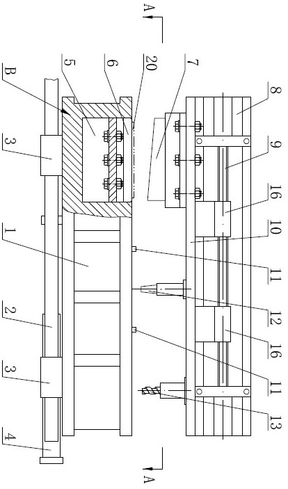 Strip head shearing and butt welding method and shearing and butt welding platform