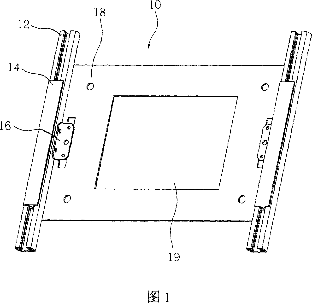 Automatic wall mounting system for wall-mounted tv