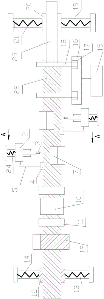 Device for processing waste cables