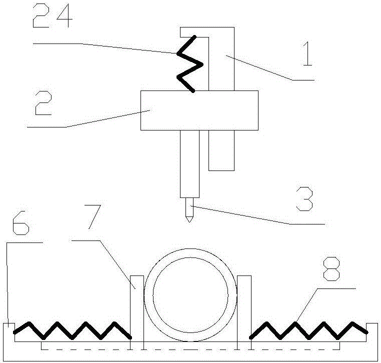 Device for processing waste cables