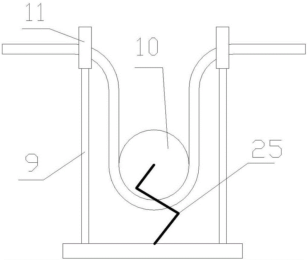 Device for processing waste cables