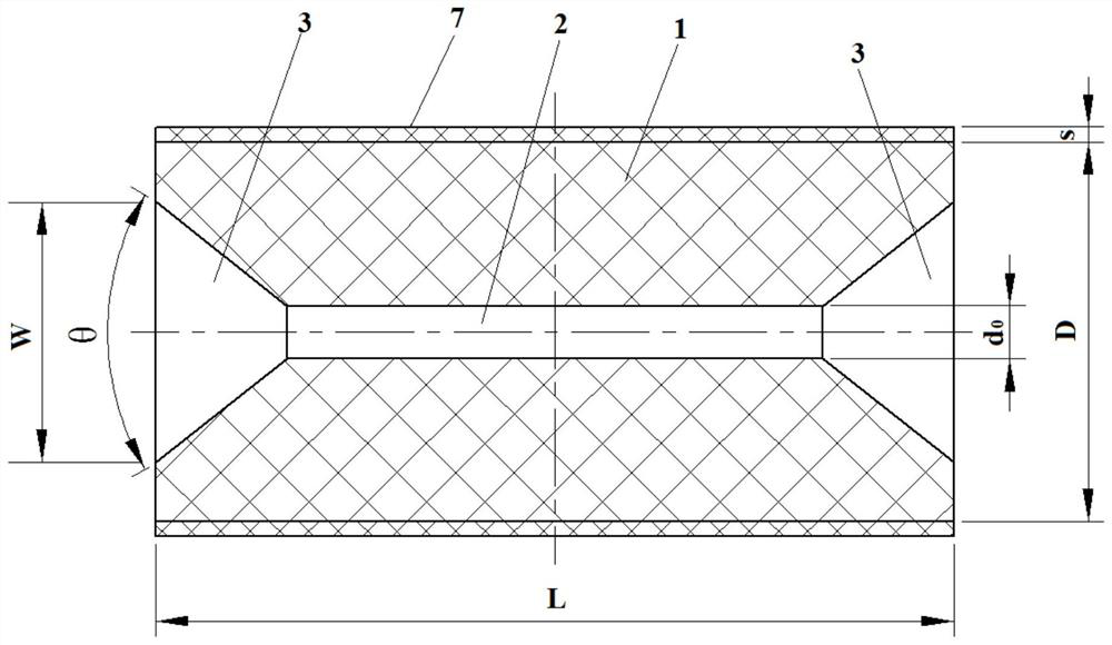 Charging structure suitable for low-temperature ignition