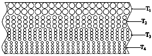 Layered type gradient pore structure aluminum or aluminum alloy foam and preparation method