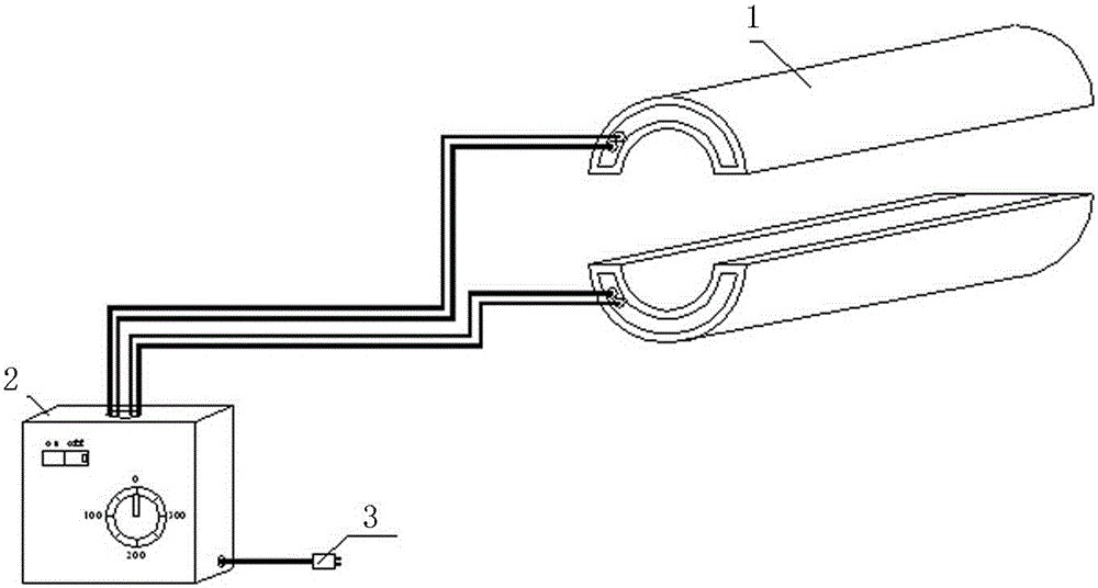 10kv cable molded intermediate joint heating equipment