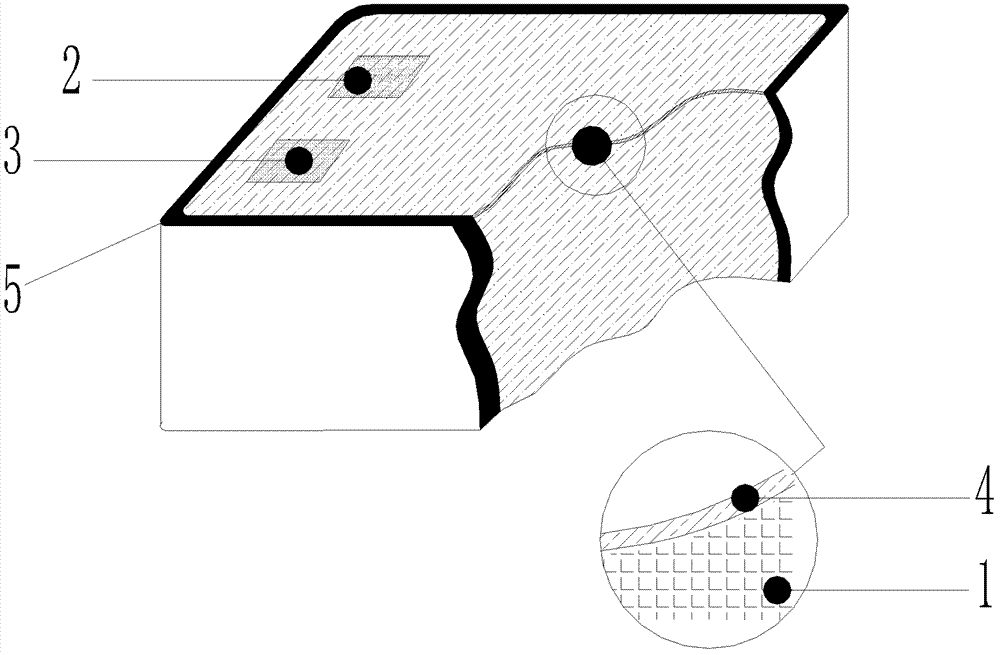 Vacuum vesicle thermal-insulation particle with thermal-insulation functions and preparation method thereof