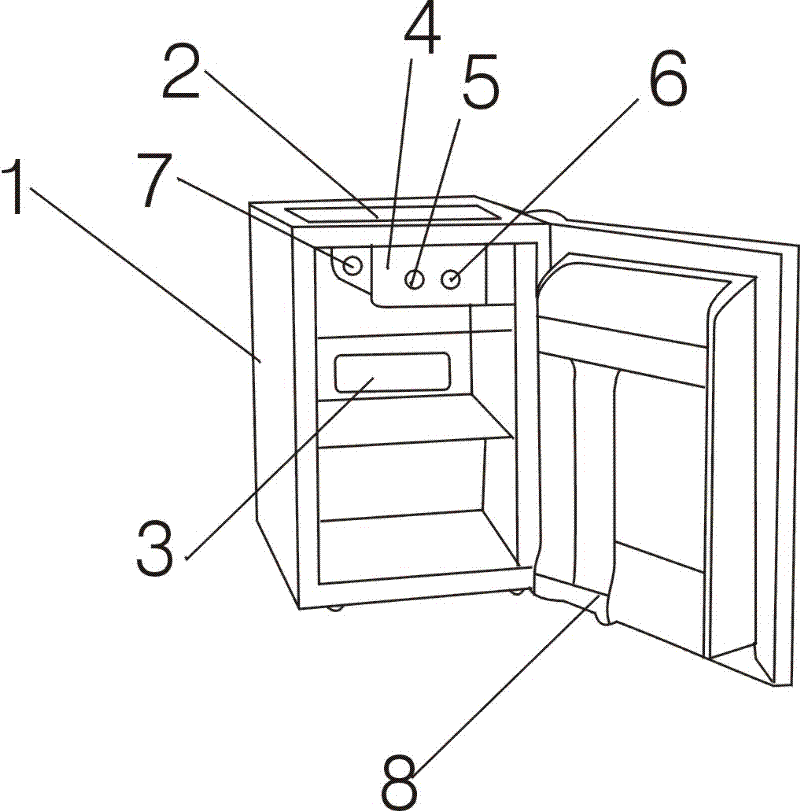 Deodorizing refrigerator for supplying electricity to ozone machine by using temperature difference