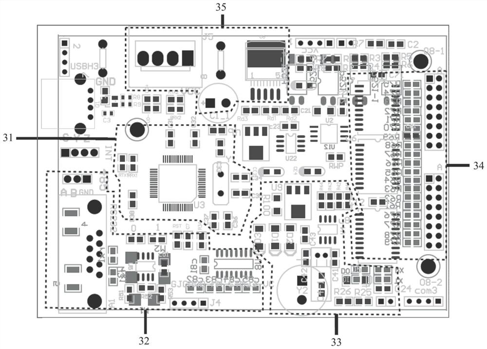 Power detection circuit and LED display screen self-checking inspection system