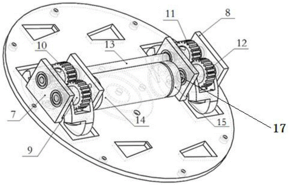 A variable configuration module single motor drive connection device