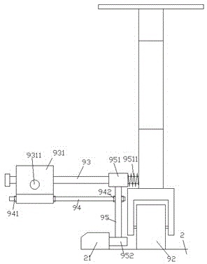 Garden road trimming device capable of radiating quickly and using method thereof