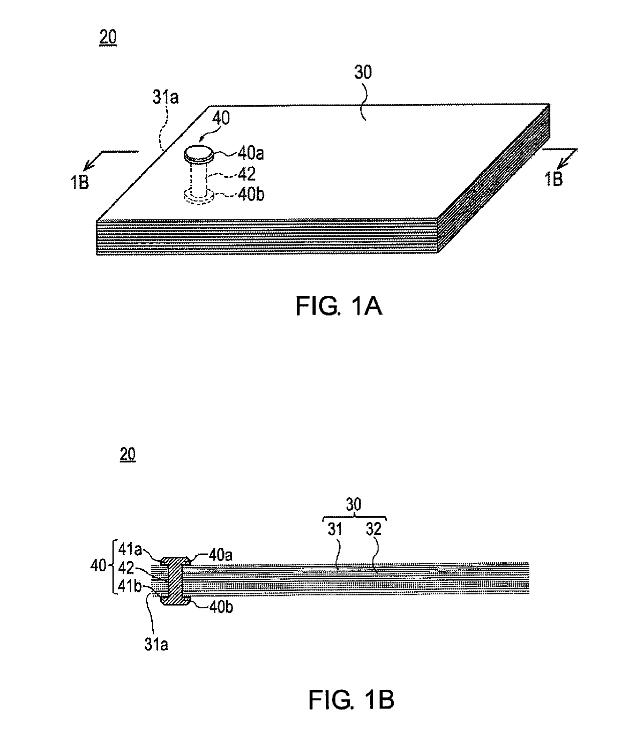 Molding method for composite material and intermediate member for composite material