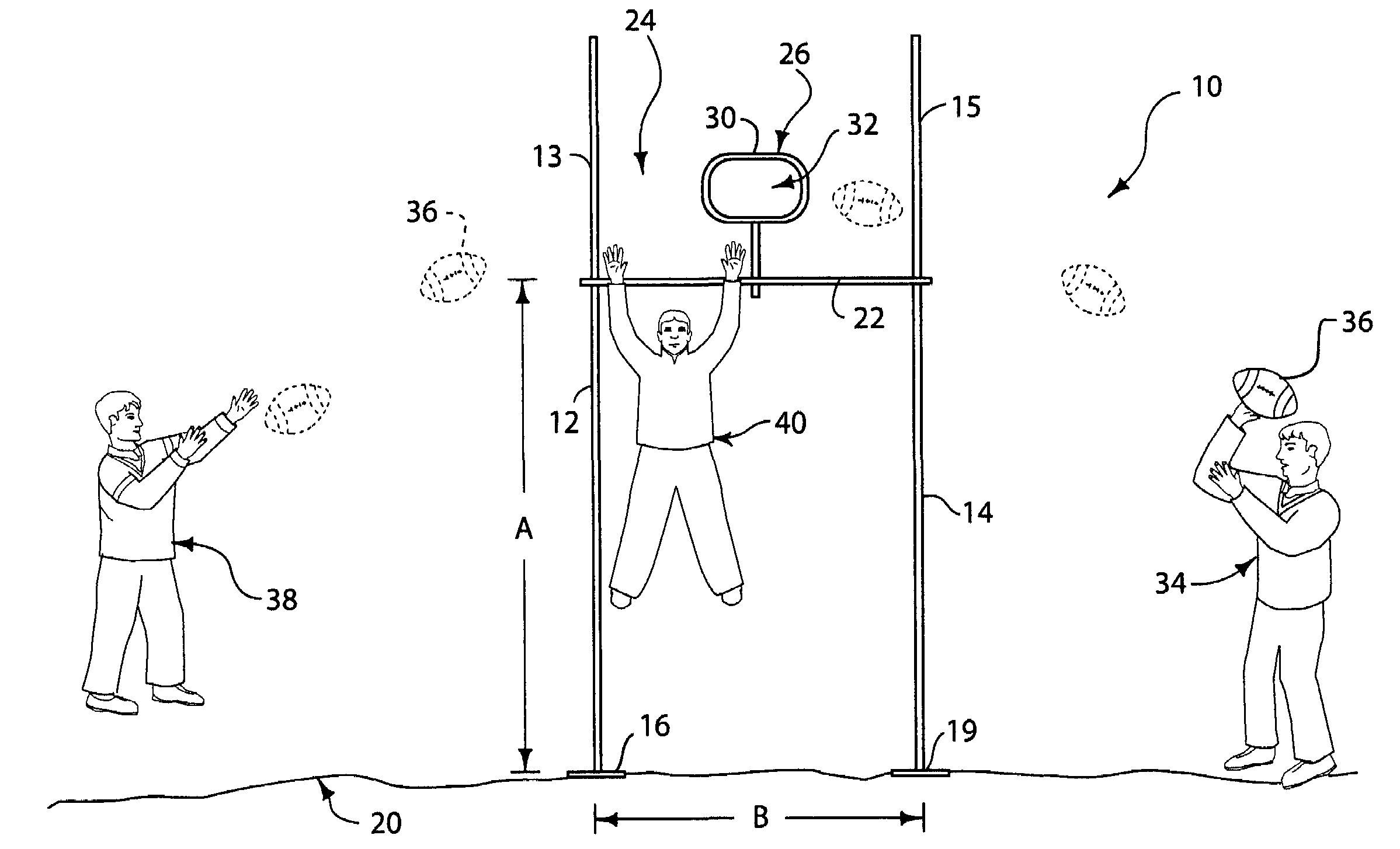 Sport training and game device